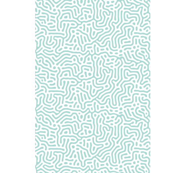 Green and white nature pattern and plant roller blind - TenStickers