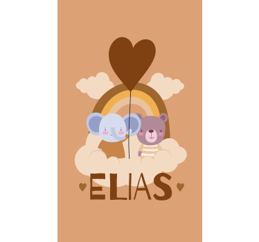 Koala Bear Friends customised roller blind - TenStickers