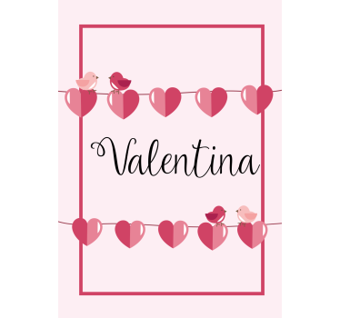 Love hearts and name blind teens - TenStickers