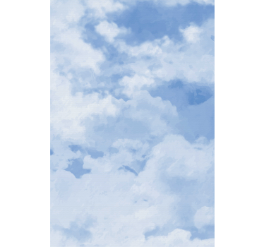 Light blue sky texture Cloud roller blind - TenStickers