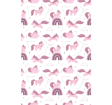 Pink unicorns and arches blind children - TenStickers