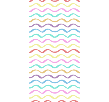 Colorful wavy lines blind children - TenStickers