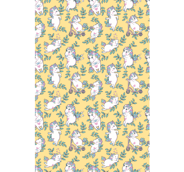 Baby unicorns playing blind children - TenStickers