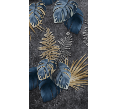 Tropical Foliage Arrangement blind flowers and plants - TenStickers