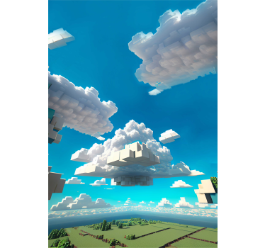 Sky of cubes Kids blind - TenStickers