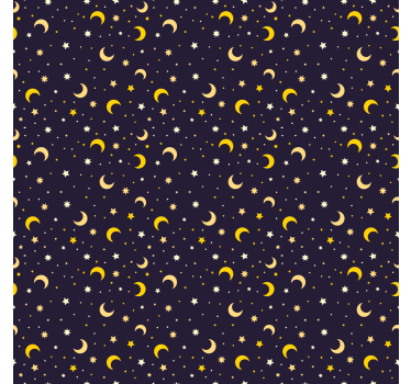 night stars pattern Childrens blind - TenStickers