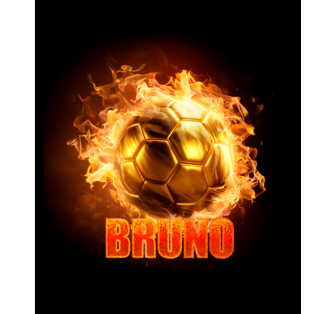 Golden fire ball football blind - TenStickers