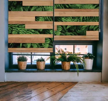 Lush Greenery Overlay tree blind - TenStickers