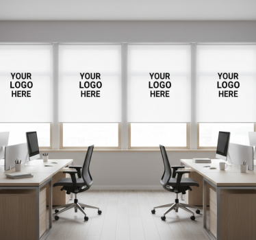 Blind office custom business logo - TenStickers