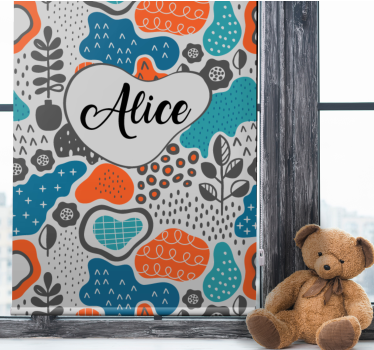 Abstract name design blind teens - TenStickers