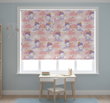 Blind children 80's magical little prince with crown - TenStickers
