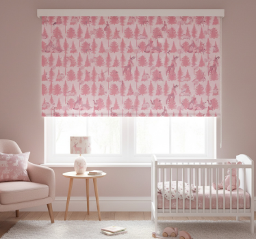 Blind children beautiful pink reindeer - TenStickers