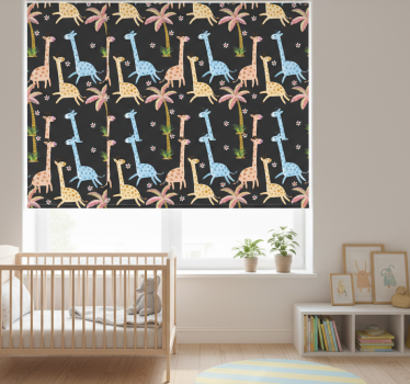 Blind children discover grey palm trees and animals - TenStickers