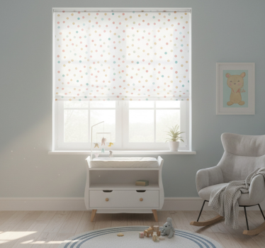 Blind children glitter confetti polka dot pattern - TenStickers