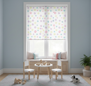 Blind children love fantastic colorful dog paws - TenStickers