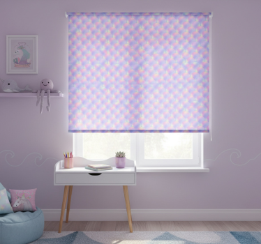 Blind children multicolor mermaid scales - TenStickers