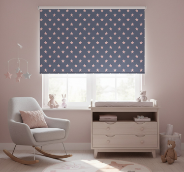 Blind children pink and grey stars - TenStickers