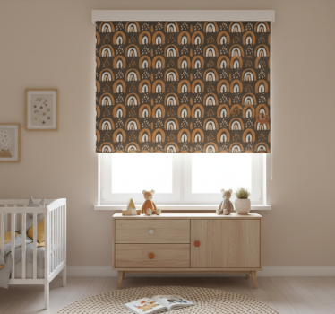 Blind children rainbows pattern with drops and rain - TenStickers