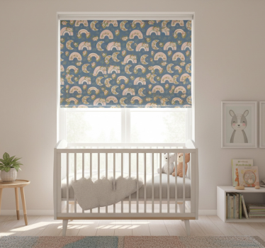 Blind children spring rainbow and flower pattern - TenStickers