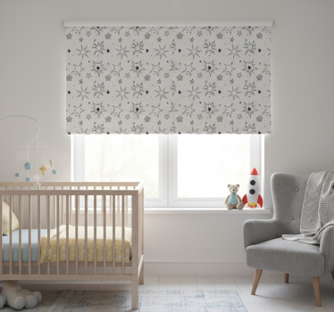 Blind children stars silhouetted pattern - TenStickers