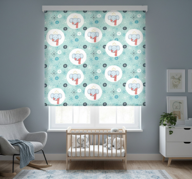Blind children winter elephant king - TenStickers