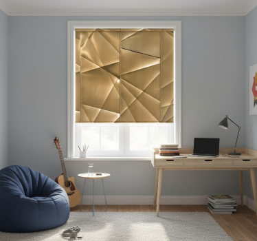 Blind teens 3d golden polygon texture - TenStickers