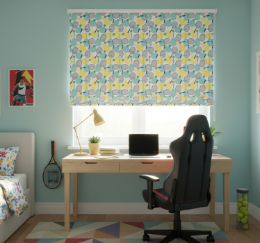Blind teens colorful racket patterns - TenStickers