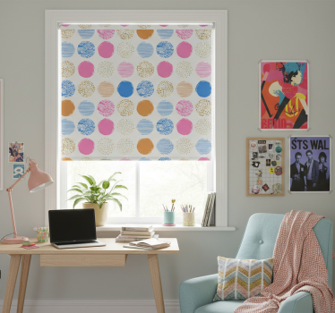 Blind teens coloured dot pattern accessories - TenStickers