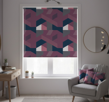 Blind teens eclectic decor geometric shapes - TenStickers