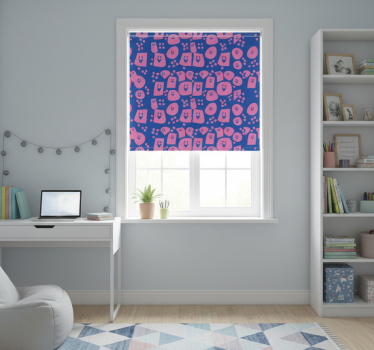 Blind teens geometric smiley faces - TenStickers