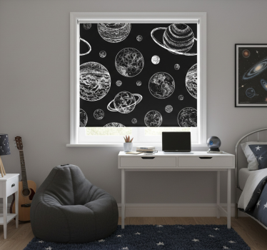 Blind teens in monochrome space - TenStickers
