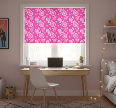 Blind teens intense pink paisley design - TenStickers