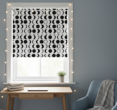 Blind teens minimalistic moon design - TenStickers