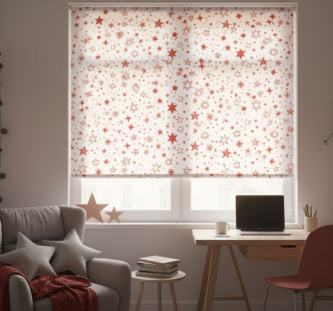 Blind teens red watercolor star - TenStickers