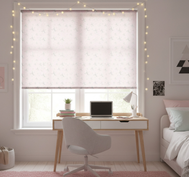 Blind teens white stars on pink background - TenStickers