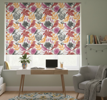 Blind teens wild garden flower design - TenStickers