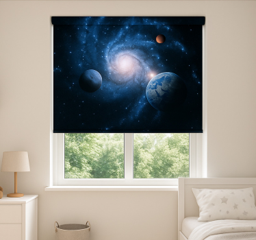 Cosmic Spiral Galaxy blind teens - TenStickers