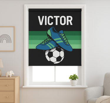 Football boots with name blind children - TenStickers