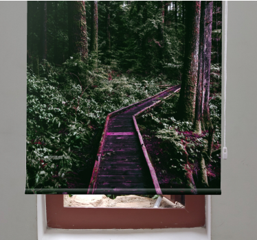 Forest Pathway tree blind - TenStickers