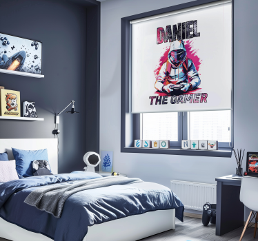 Gaming style Custom printed window shade - TenStickers