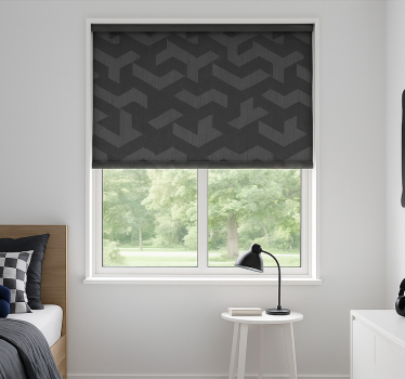 Geometric dark forms blind teens - TenStickers