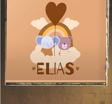 Koala Bear Friends customised roller blind - TenStickers