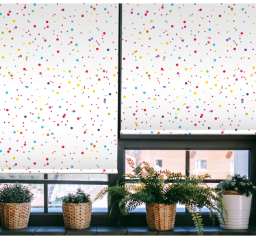 Little colorful dots Textures and patterns blind - TenStickers