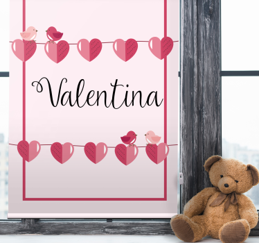 Love hearts and name blind teens - TenStickers
