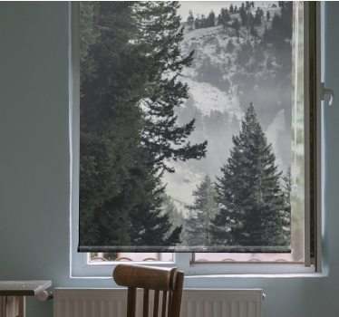 Majestic Mountain Pines tree blind - TenStickers
