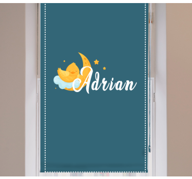 Moonlit chick with name blind children - TenStickers