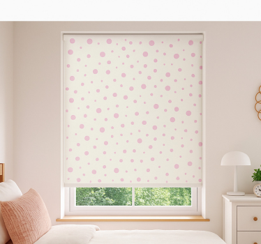 Pink elegant dots blind teens - TenStickers