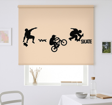 Skate BMX sport blind teens - TenStickers