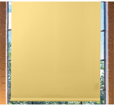 Soft Yellow Hue coloured blind - TenStickers