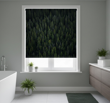 Tree blind deep woodland texture - TenStickers